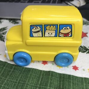 1998 McDonald's Characters, Fisher-Price Yellow School Bus Happy Meal Toy